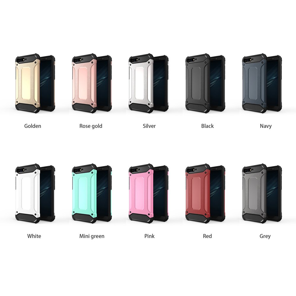 Pokrowiec Hybrid Armor pancerny czarny Huawei Y6 (2018) / 7 Pokrowiec Hybrid Armor pancerny czarny Huawei Y6 (2018) / 7