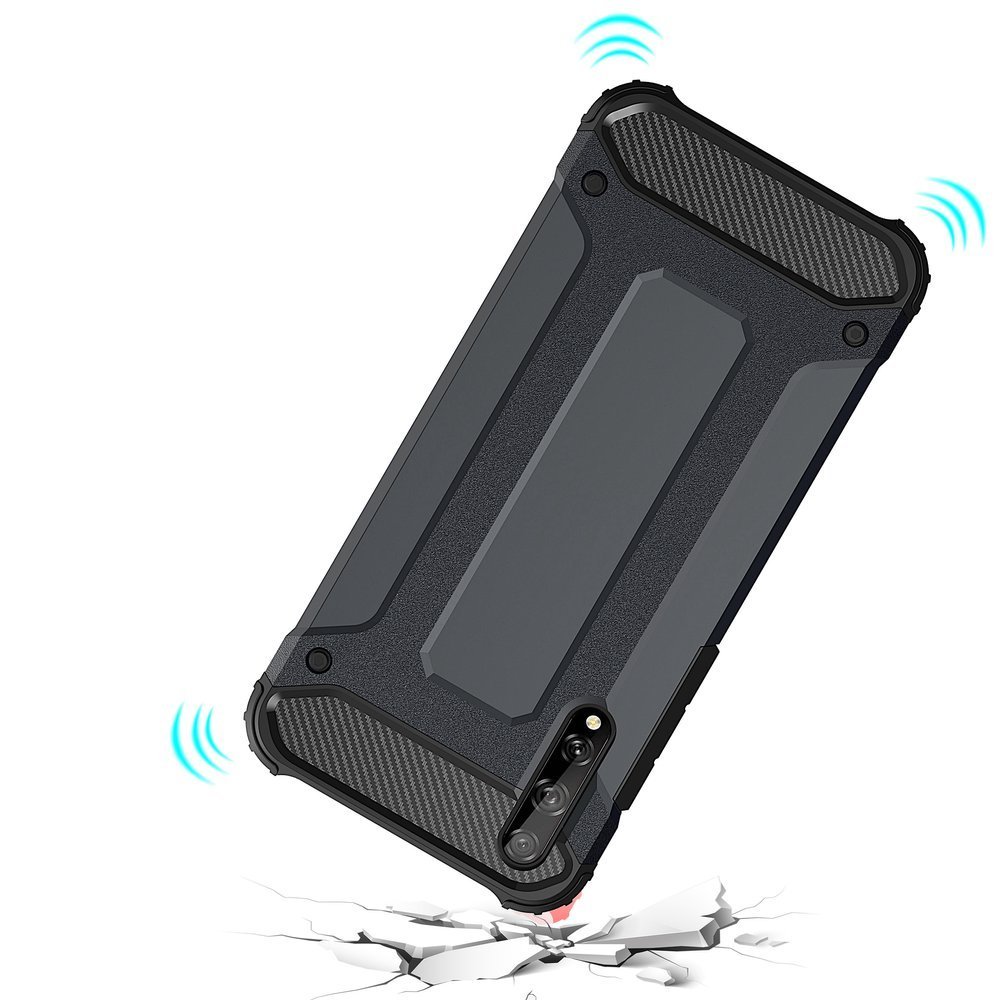 Pokrowiec Hybrid Armor pancerny czarny Huawei Y8P / 7 Pokrowiec Hybrid Armor pancerny czarny Huawei Y8P / 7