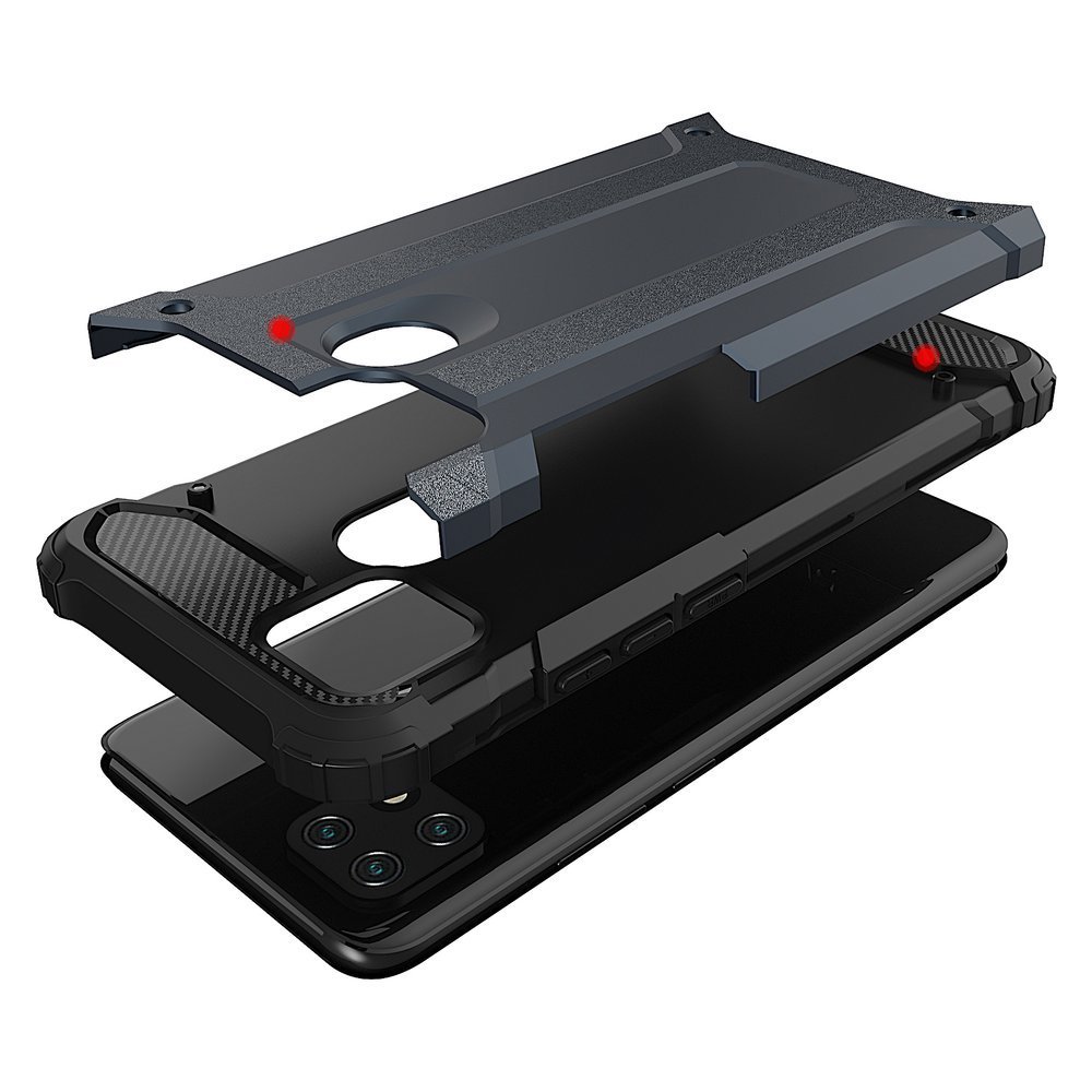 Pokrowiec Hybrid Armor pancerny czarny Oppo A15 / 7