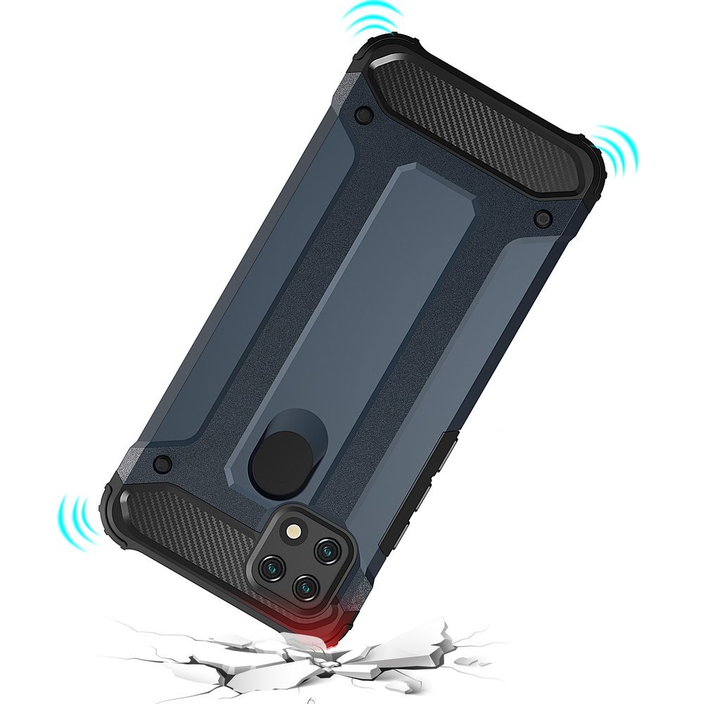 Pokrowiec Hybrid Armor pancerny czarny Oppo A15 / 8