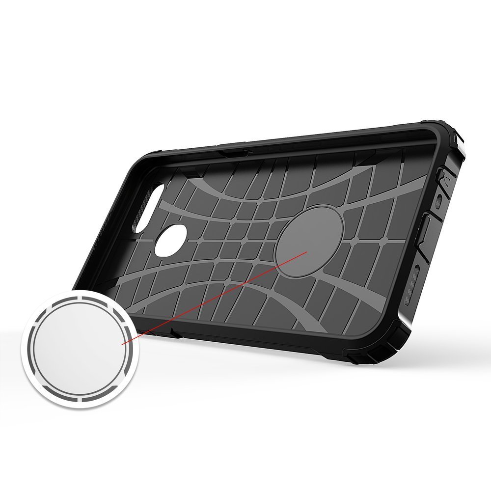 Pokrowiec Hybrid Armor pancerny czarny Oppo A7 / 6