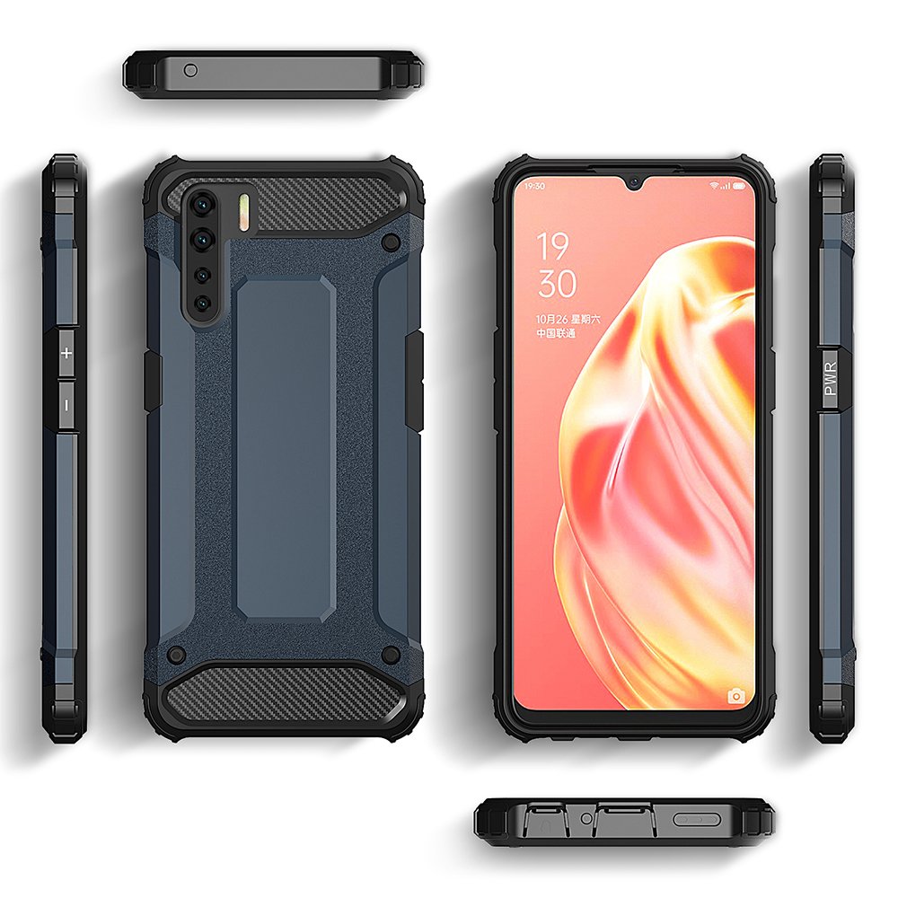 Pokrowiec Hybrid Armor pancerny czarny Oppo A91 / 4