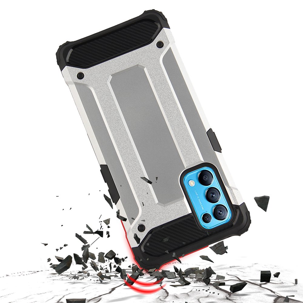 Pokrowiec Hybrid Armor pancerny czarny Oppo Find X3 Lite / 2