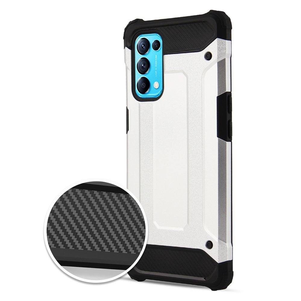 Pokrowiec Hybrid Armor pancerny czarny Oppo Reno 5 4G / 3