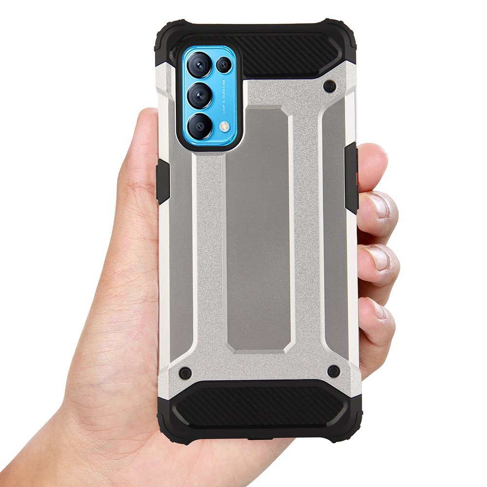 Pokrowiec Hybrid Armor pancerny czarny Oppo Reno 5 5G / 7