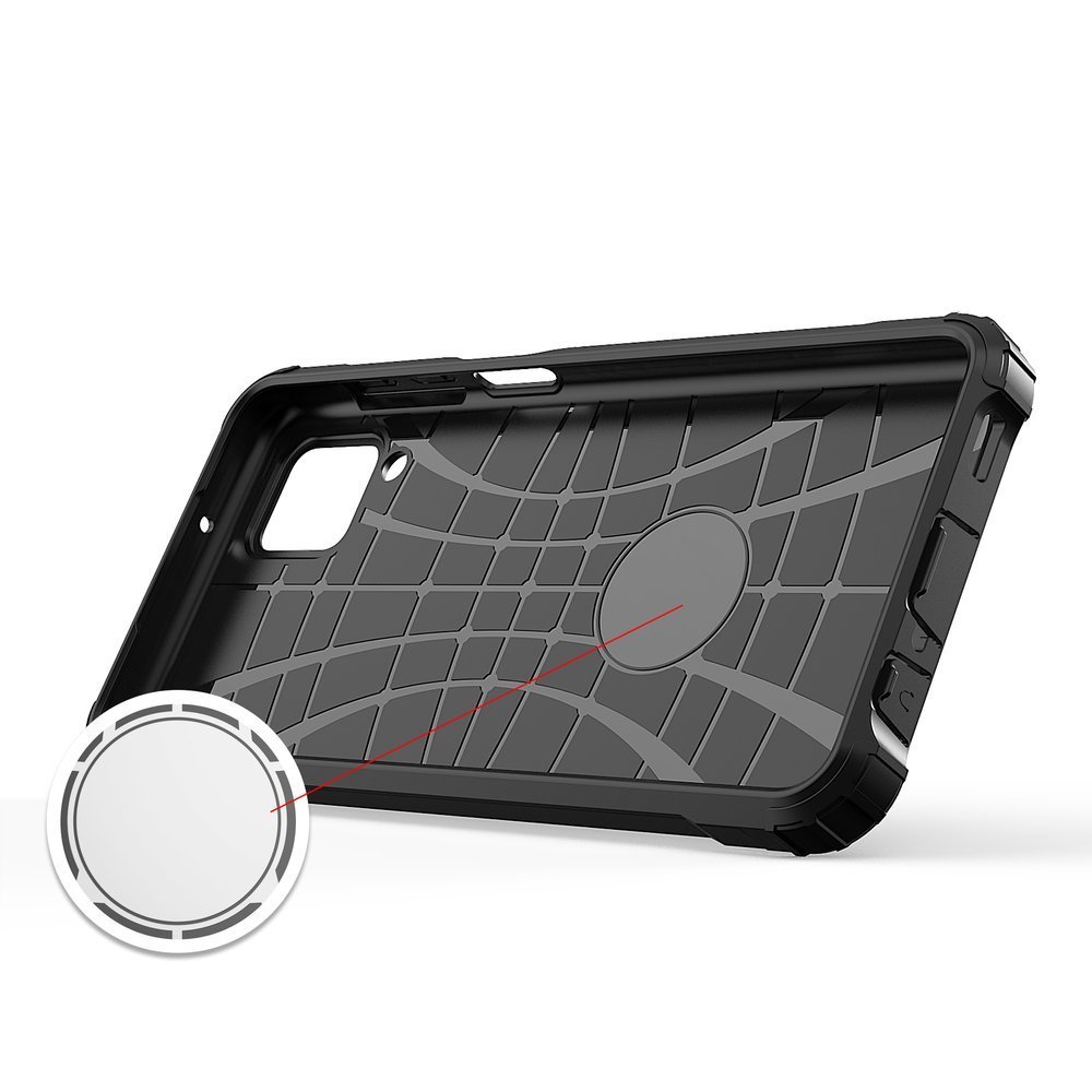 Pokrowiec Hybrid Armor pancerny czarny Samsung Galaxy A12 / 6