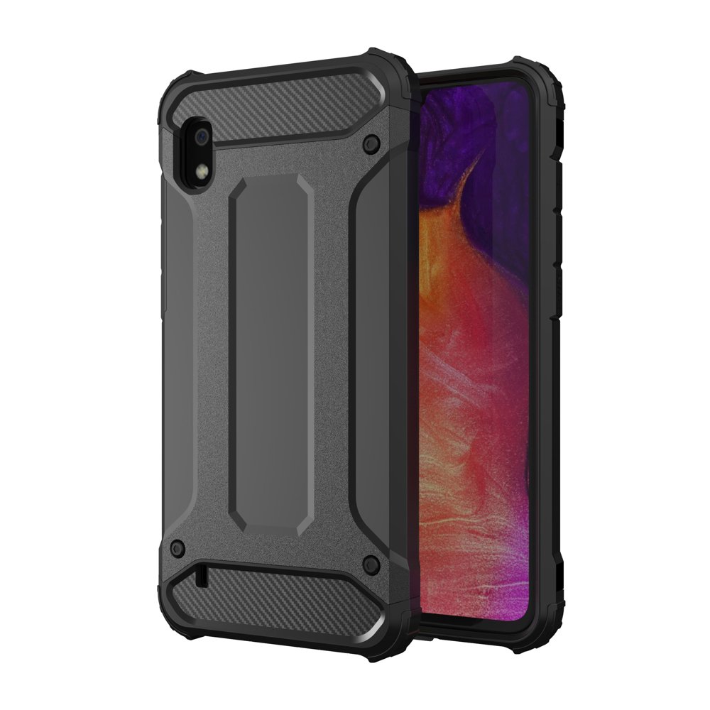Pokrowiec Hybrid Armor pancerny czarny Samsung Galaxy A10 Pokrowiec Hybrid Armor pancerny czarny Samsung Galaxy A10