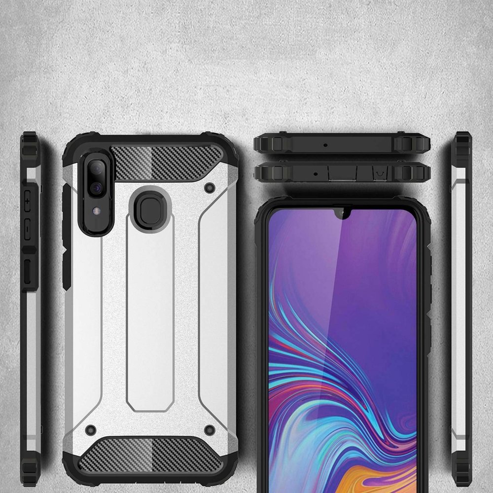 Pokrowiec Hybrid Armor pancerny czarny Samsung Galaxy A30 / 6