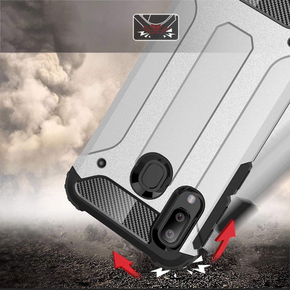 Pokrowiec Hybrid Armor pancerny czarny Samsung Galaxy A40 / 3 Pokrowiec Hybrid Armor pancerny czarny Samsung Galaxy A40 / 3