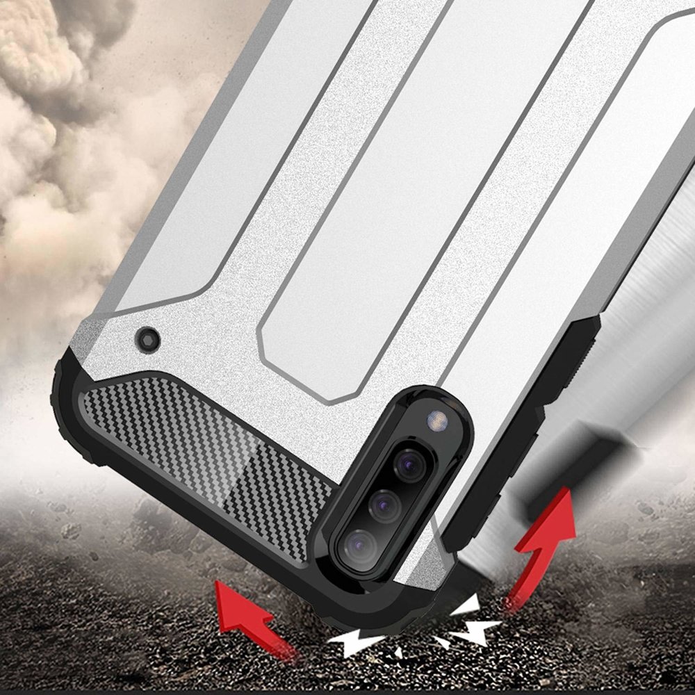 Pokrowiec Hybrid Armor pancerny czarny Samsung Galaxy A50s / 4