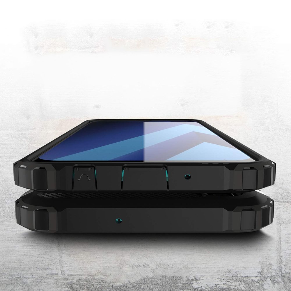 Pokrowiec Hybrid Armor pancerny czarny Samsung Galaxy A70 / 4