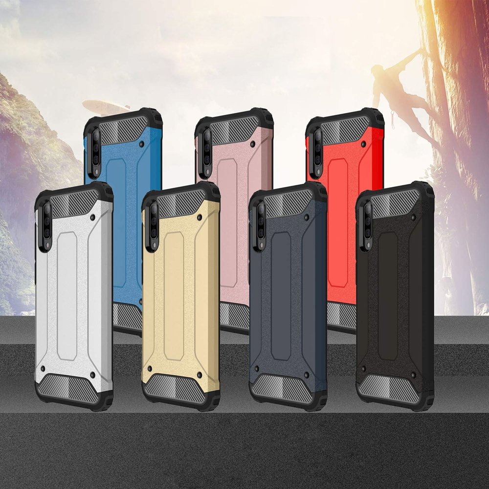 Pokrowiec Hybrid Armor pancerny czarny Samsung Galaxy A70 / 6 Pokrowiec Hybrid Armor pancerny czarny Samsung Galaxy A70 / 6