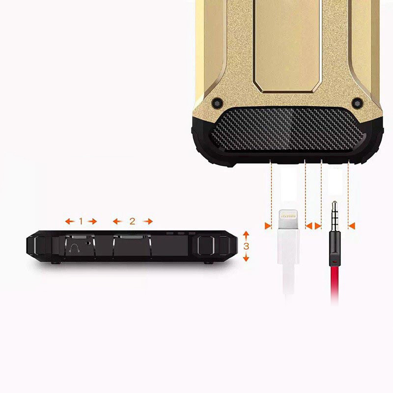 Pokrowiec Hybrid Armor pancerny czarny Samsung Galaxy J5 2017 / 3