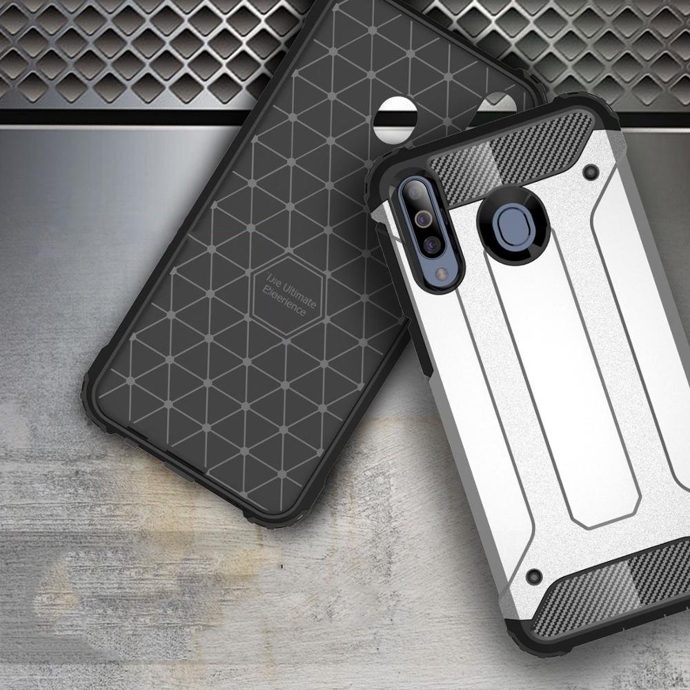 Pokrowiec Hybrid Armor pancerny czarny Samsung Galaxy M30 / 4