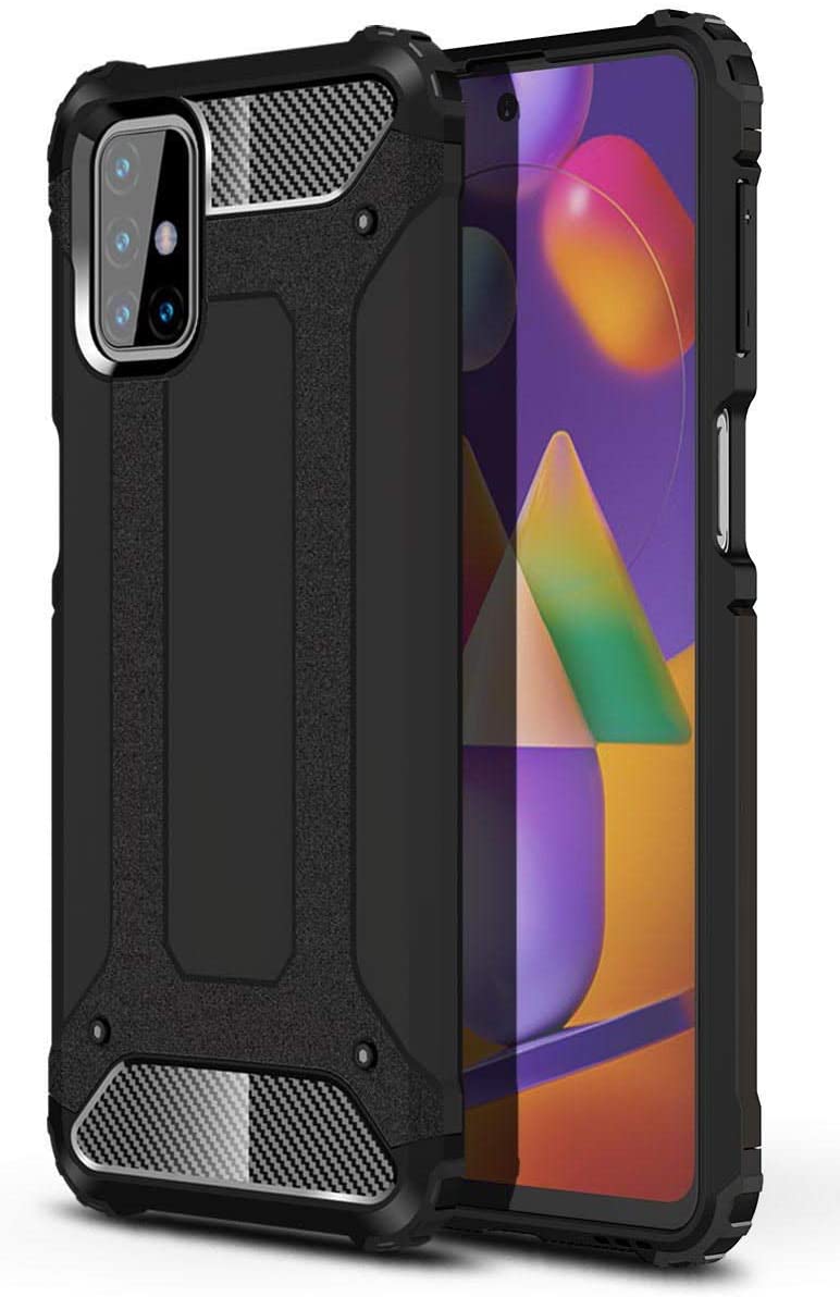 Pokrowiec Hybrid Armor pancerny czarny Samsung Galaxy M31s