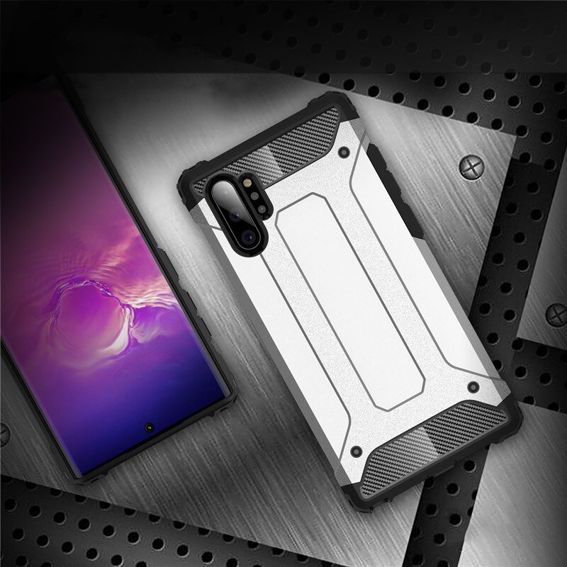 Pokrowiec Hybrid Armor pancerny czarny Samsung Galaxy Note 10 Plus / 2