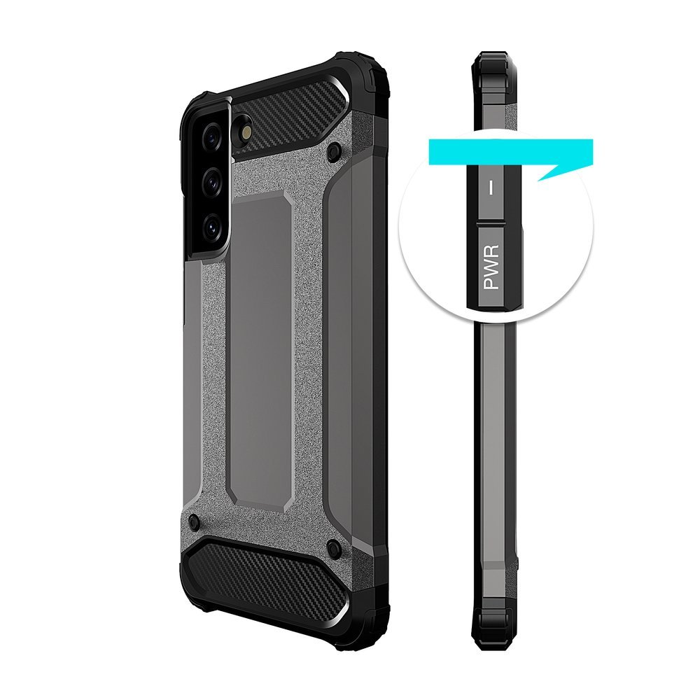 Pokrowiec Hybrid Armor pancerny czarny Samsung Galaxy S21+ 5G / 5
