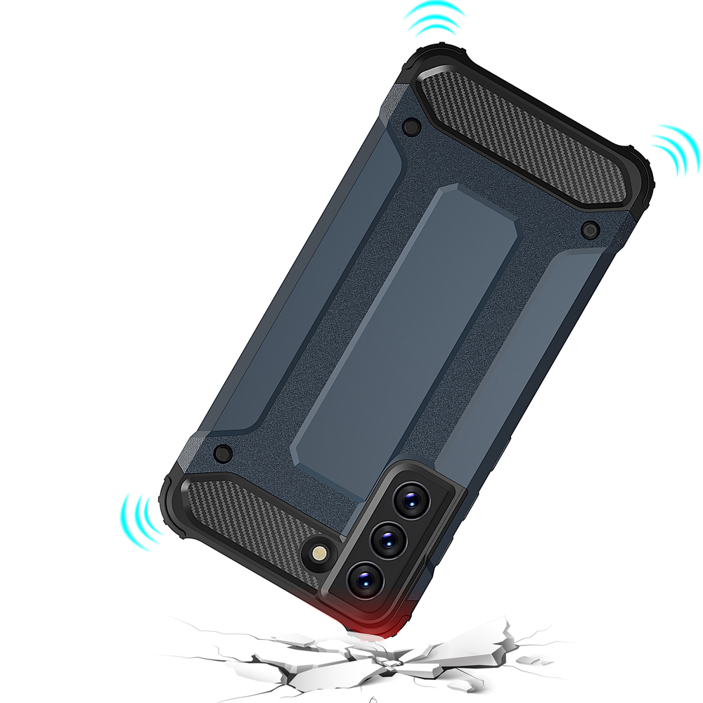 Pokrowiec Hybrid Armor pancerny czarny Samsung Galaxy S21 FE 5G / 7