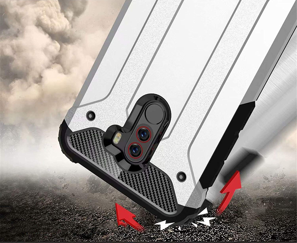 Pokrowiec Hybrid Armor pancerny czarny Xiaomi Pocophone F1 / 3