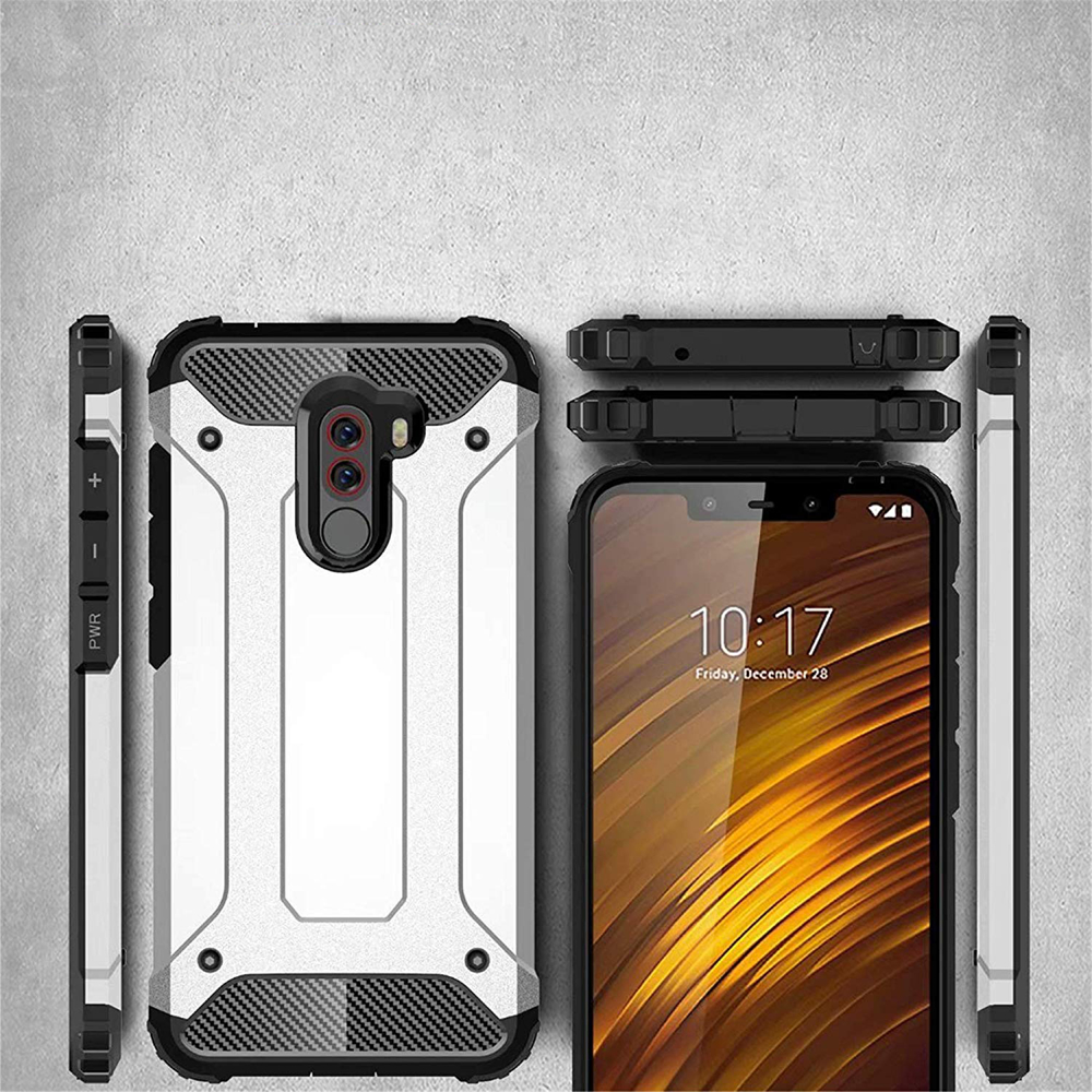 Pokrowiec Hybrid Armor pancerny czarny Xiaomi Pocophone F1 / 4