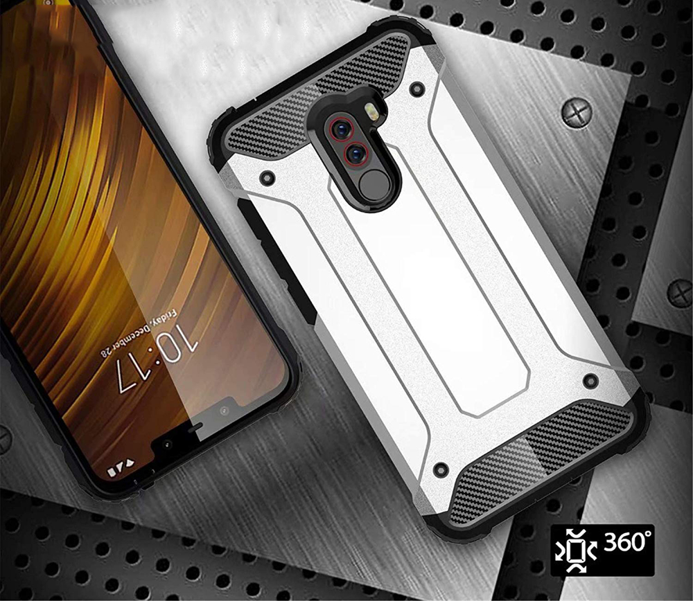 Pokrowiec Hybrid Armor pancerny czarny Xiaomi Pocophone F1 / 6
