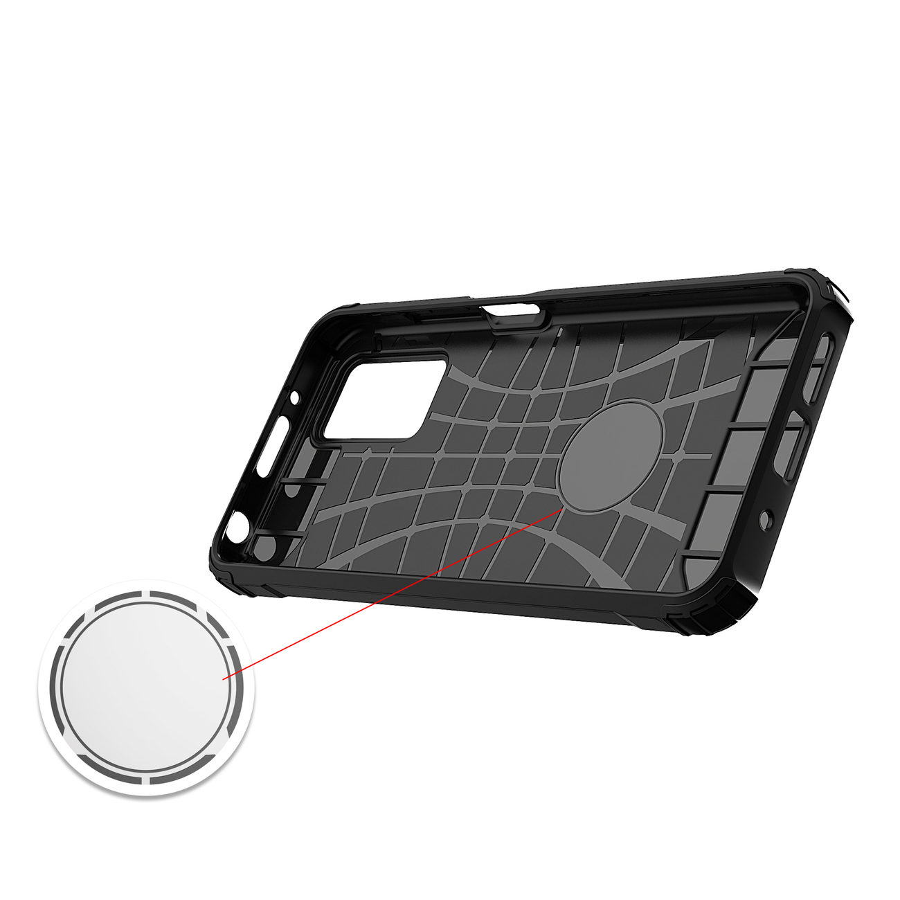 Pokrowiec Hybrid Armor pancerny czarny Xiaomi Redmi 10 / 7