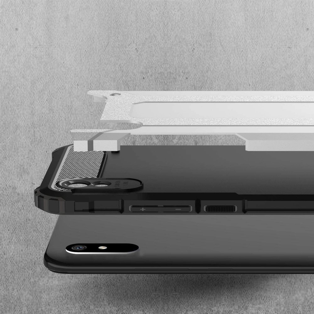 Pokrowiec Hybrid Armor pancerny czarny Xiaomi Redmi 9A / 4