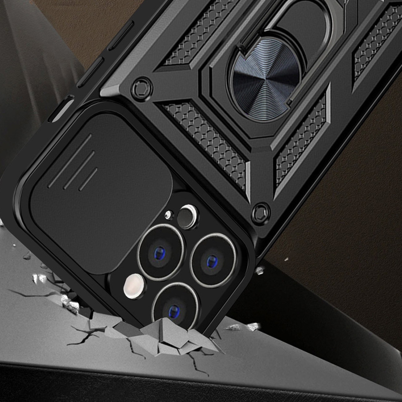 Pokrowiec Hybrid Armor pancerny niebieski Apple iPhone 14 Pro Max / 2