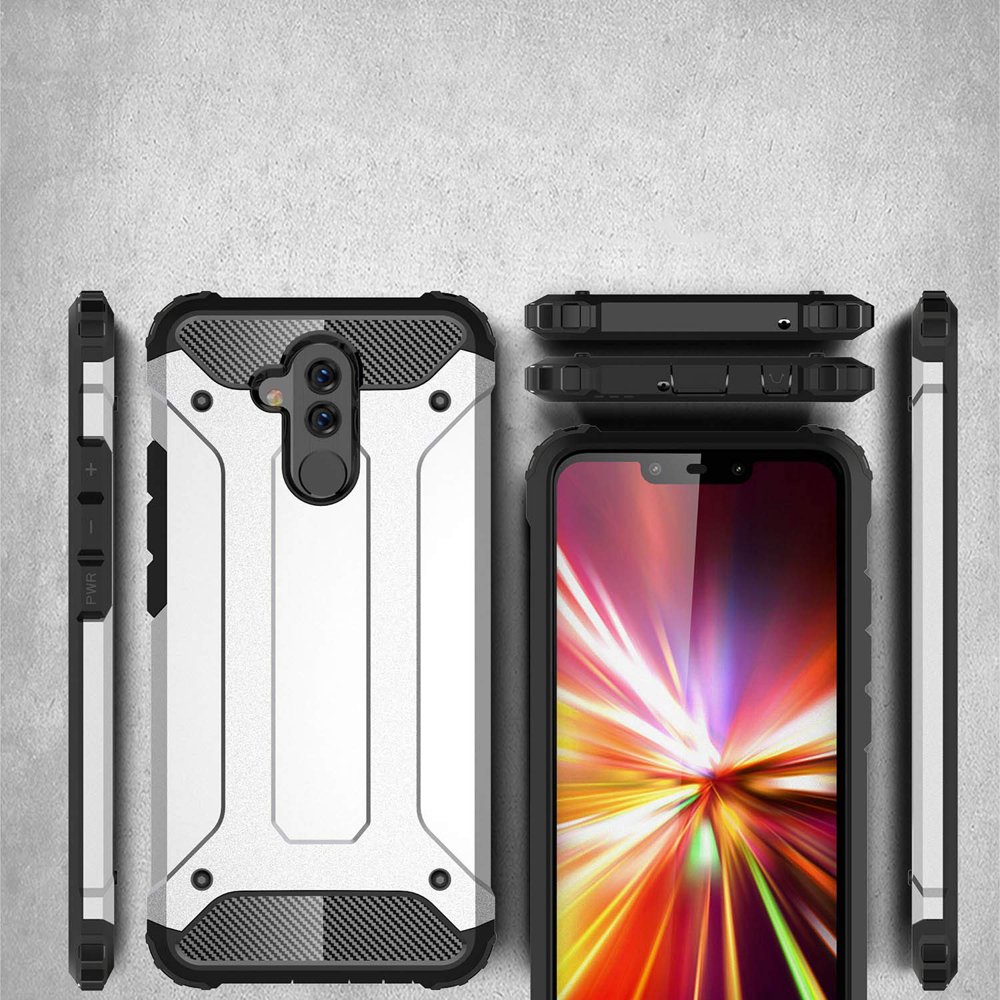 Pokrowiec Hybrid Armor pancerny niebieski Huawei Mate 20 Lite / 3