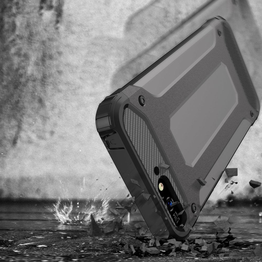 Pokrowiec Hybrid Armor pancerny niebieski Huawei Y6 (2018) / 6 Pokrowiec Hybrid Armor pancerny niebieski Huawei Y6 (2018) / 6