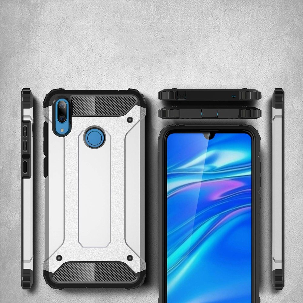 Pokrowiec Hybrid Armor pancerny niebieski Huawei Y6 (2019) / 6