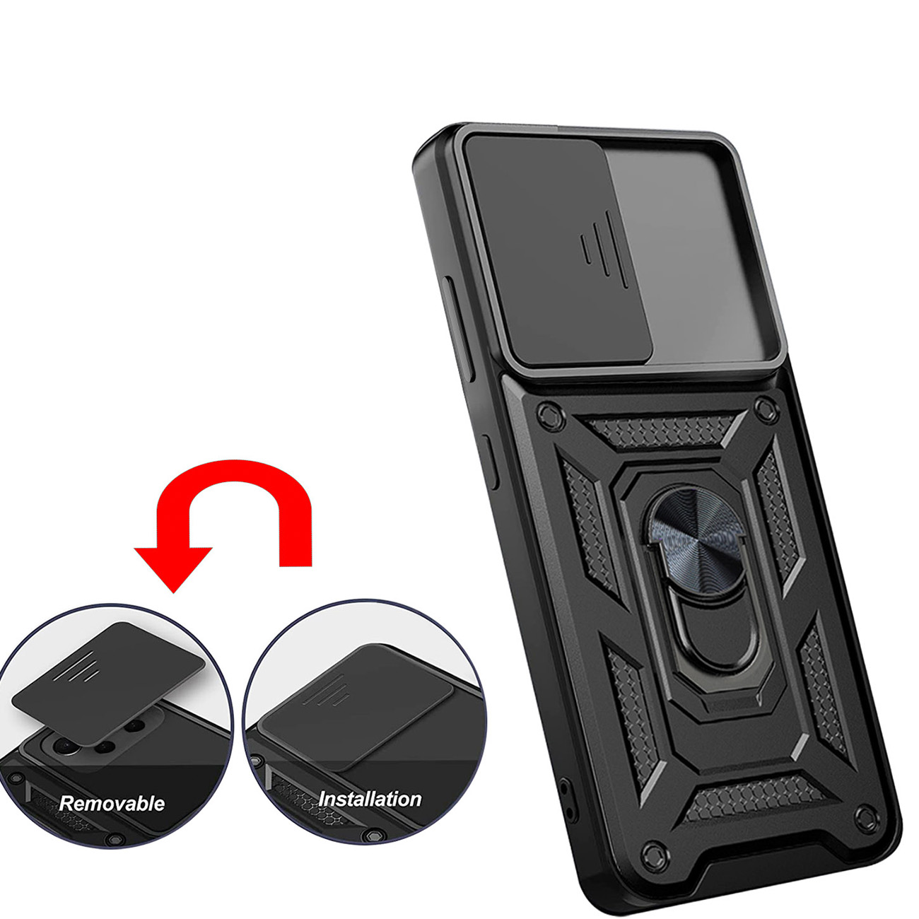 Pokrowiec Hybrid Armor pancerny niebieski Samsung Galaxy A33 5G / 4