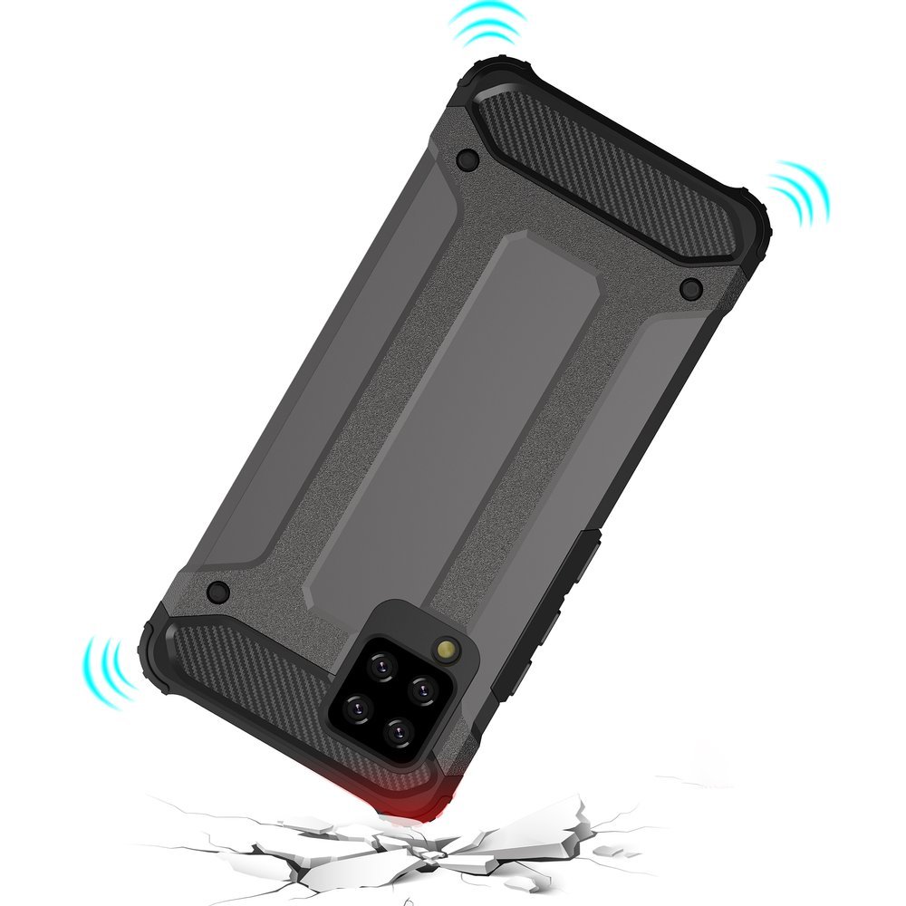 Pokrowiec Hybrid Armor pancerny niebieski Samsung Galaxy A42 5G / 8 Pokrowiec Hybrid Armor pancerny niebieski Samsung Galaxy A42 5G / 8