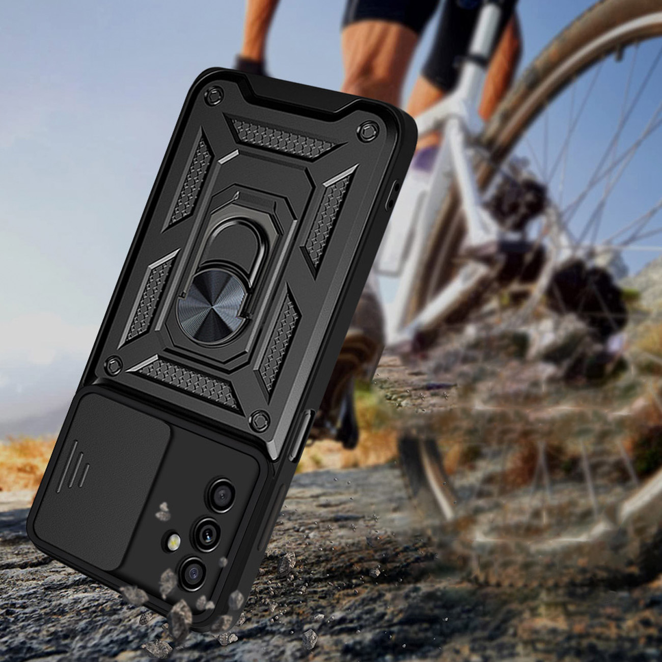 Pokrowiec Hybrid Armor pancerny niebieski Samsung Galaxy A13 5G / 2