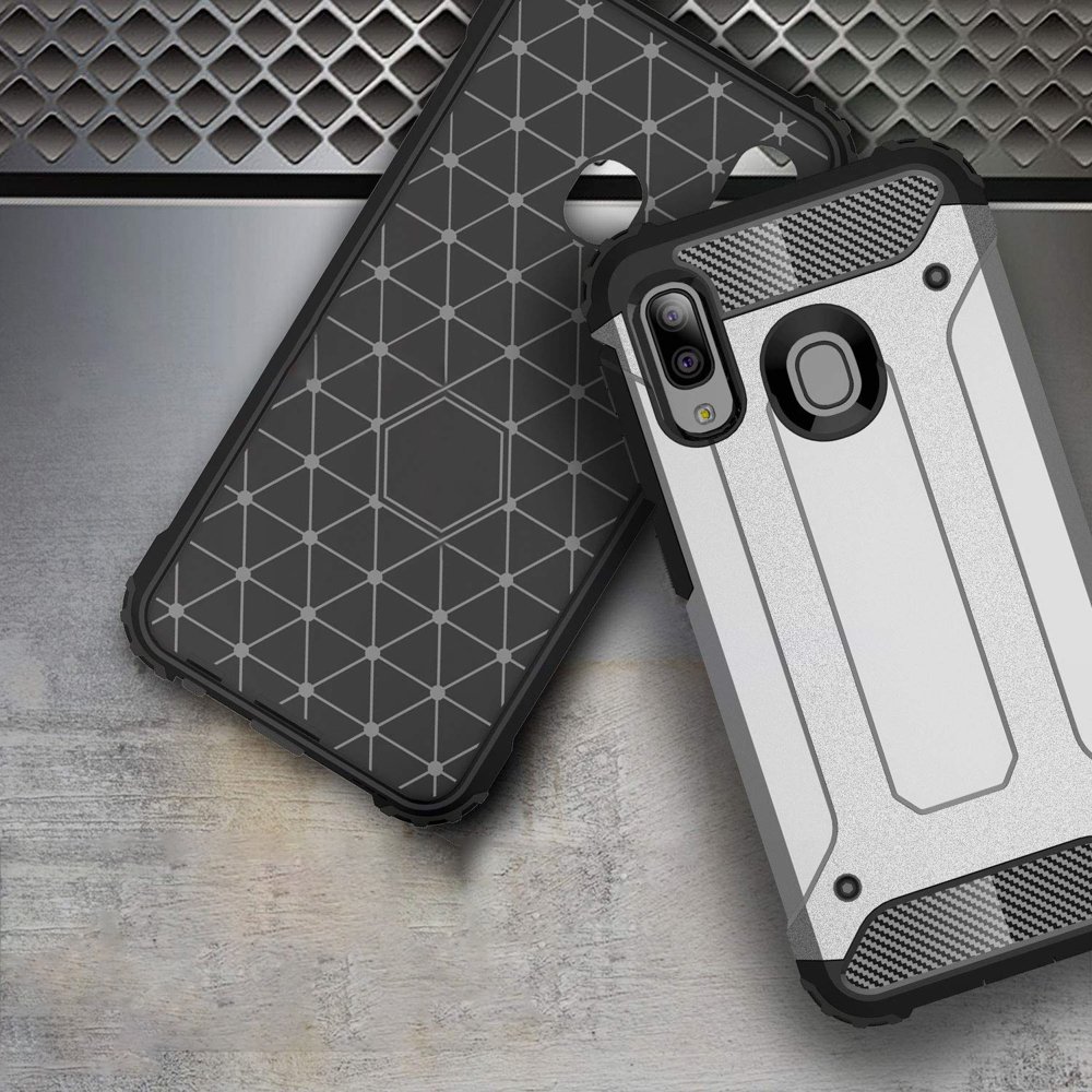 Pokrowiec Hybrid Armor pancerny niebieski Samsung Galaxy A20e / 10