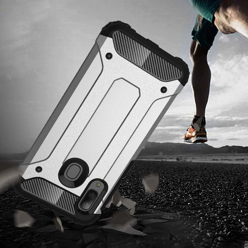 Pokrowiec Hybrid Armor pancerny niebieski Samsung Galaxy A20e / 7