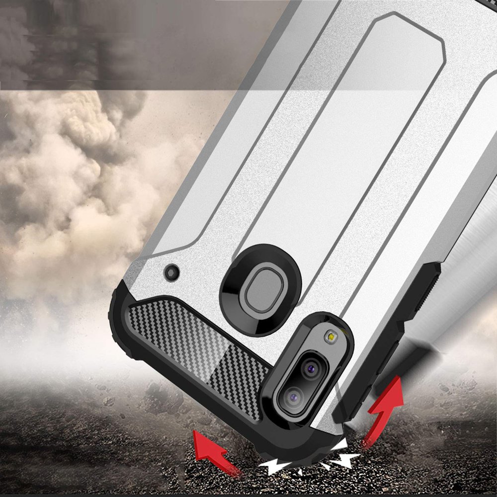 Pokrowiec Hybrid Armor pancerny niebieski Samsung Galaxy A20e / 8