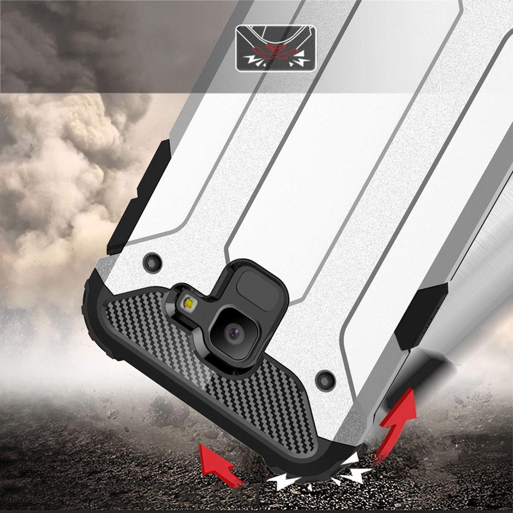 Pokrowiec Hybrid Armor pancerny niebieski Samsung Galaxy J6 (2018) / 2