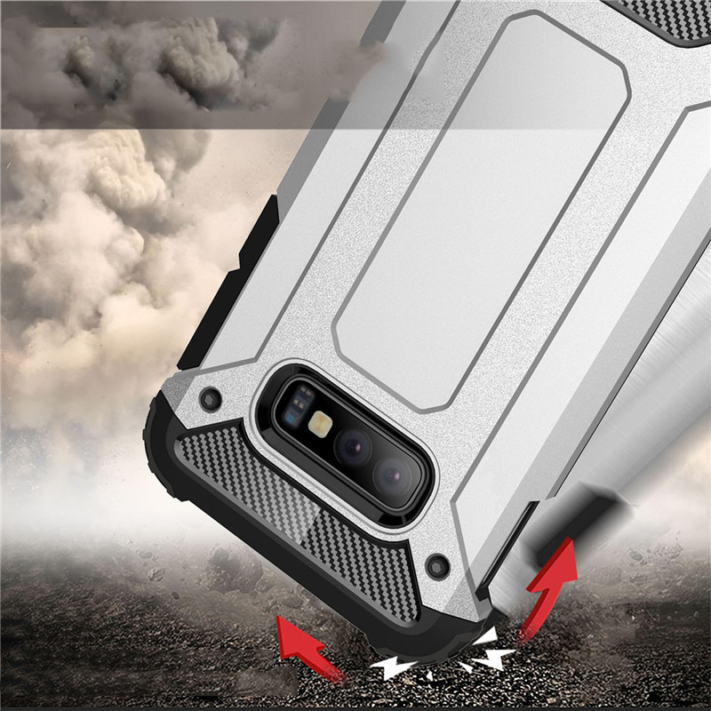 Pokrowiec Hybrid Armor pancerny niebieski Samsung Galaxy S10e / 5