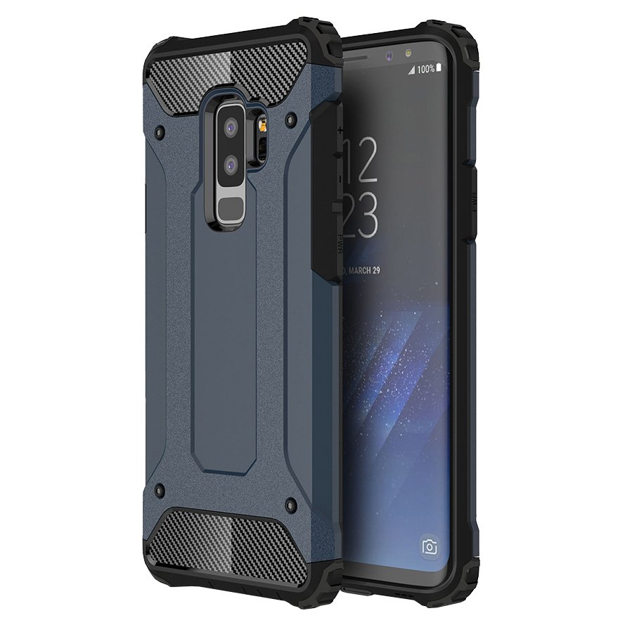 Pokrowiec Hybrid Armor pancerny niebieski Samsung Galaxy S9 Plus