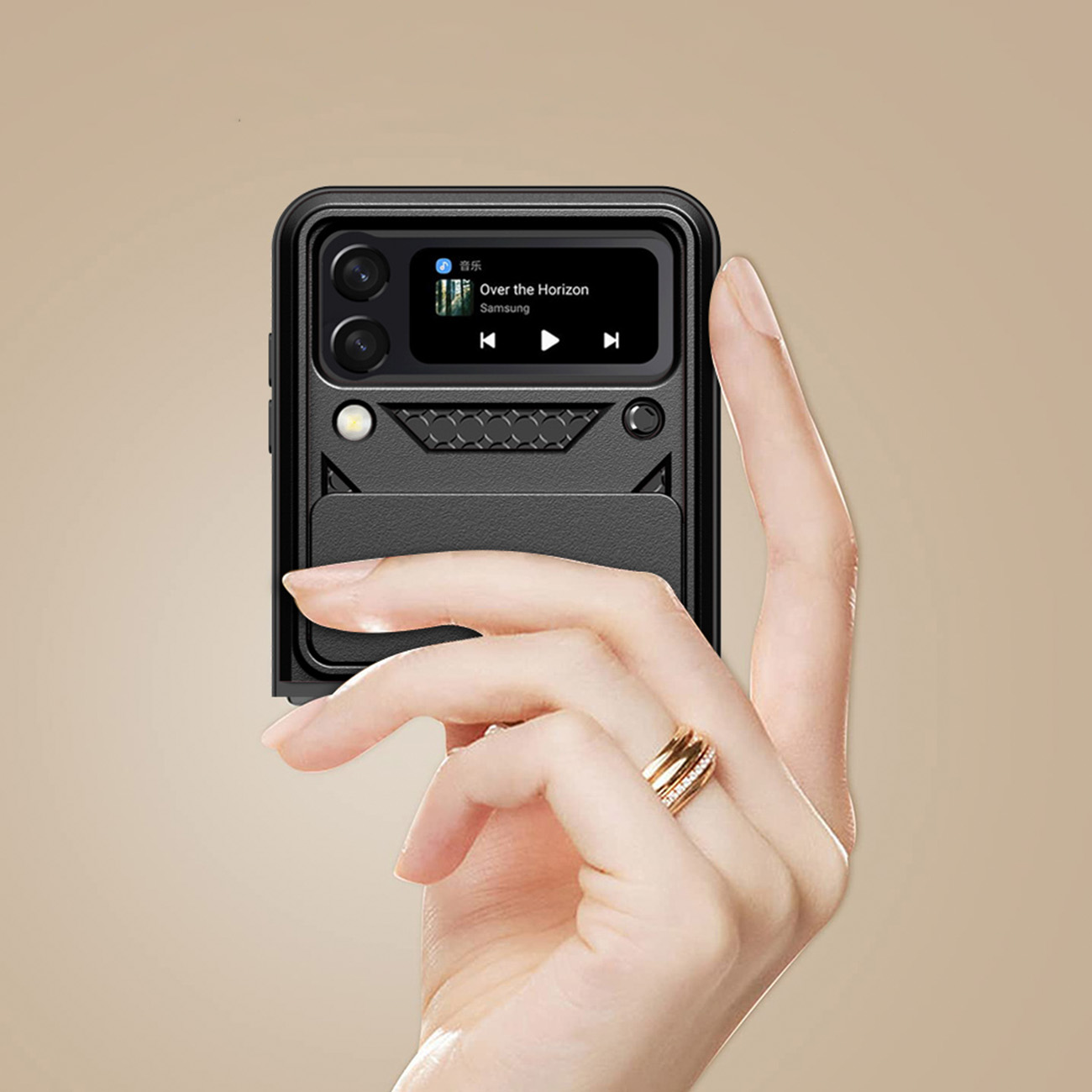 Pokrowiec Hybrid Armor pancerny niebieski Samsung Z Flip 4 / 7 Pokrowiec Hybrid Armor pancerny niebieski Samsung Z Flip 4 / 7