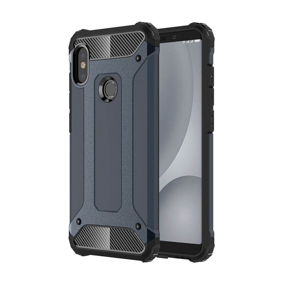 Pokrowiec Hybrid Armor pancerny niebieski Xiaomi Mi A2 Lite