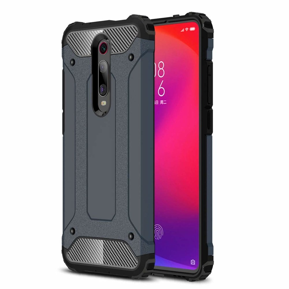 Pokrowiec Hybrid Armor pancerny niebieski Xiaomi Mi 9T