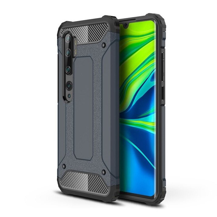 Pokrowiec Hybrid Armor pancerny niebieski Xiaomi Mi Note 10 Pro