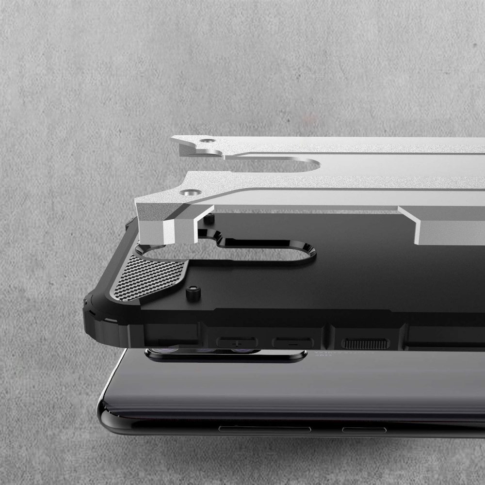 Pokrowiec Hybrid Armor pancerny niebieski Xiaomi Redmi Note 8 Pro / 3
