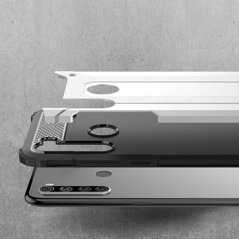Pokrowiec Hybrid Armor pancerny niebieski Xiaomi Redmi Note 8T / 3