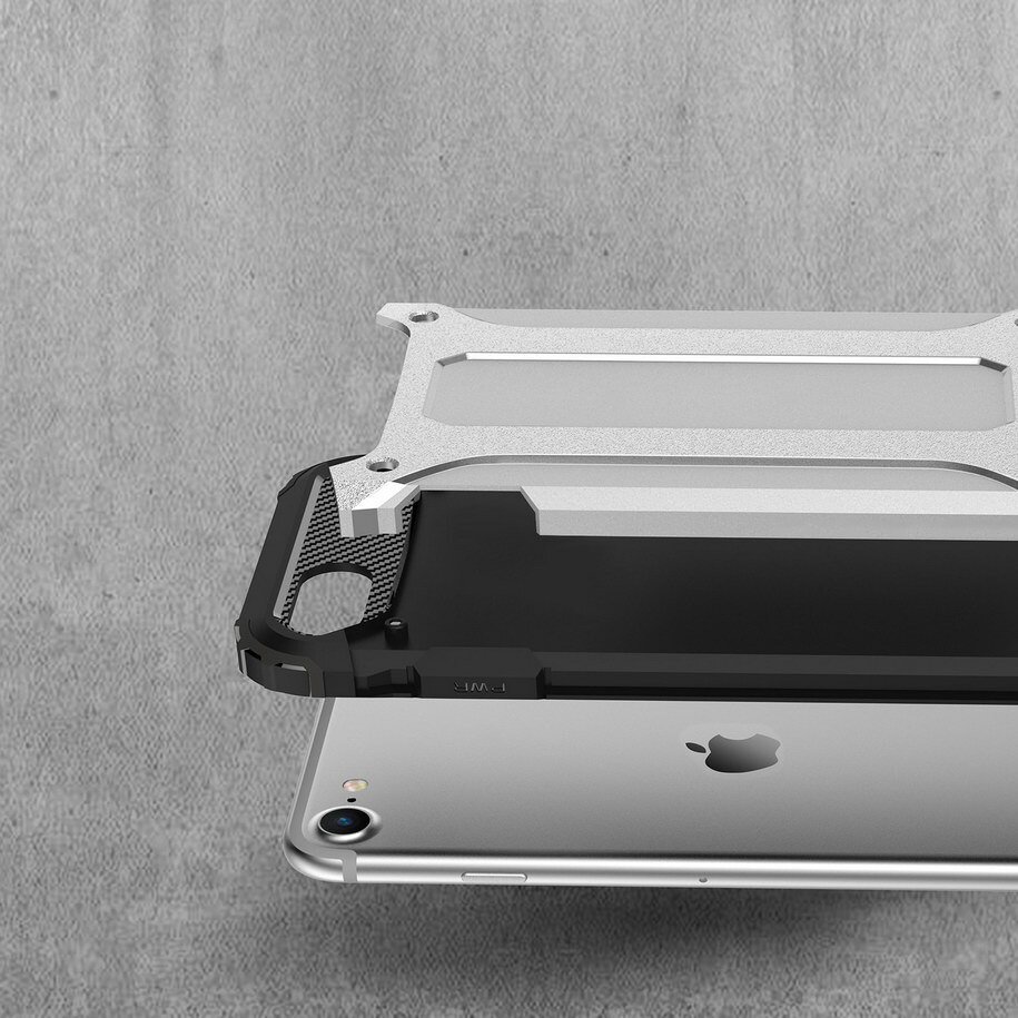 Pokrowiec Hybrid Armor pancerny srebrny Apple iPhone 7 / 6