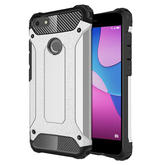 Pokrowiec Hybrid Armor pancerny srebrny Huawei P9 Lite mini
