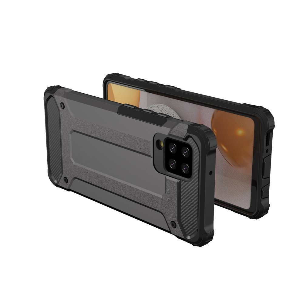 Pokrowiec Hybrid Armor pancerny srebrny Samsung Galaxy A42 5G / 2