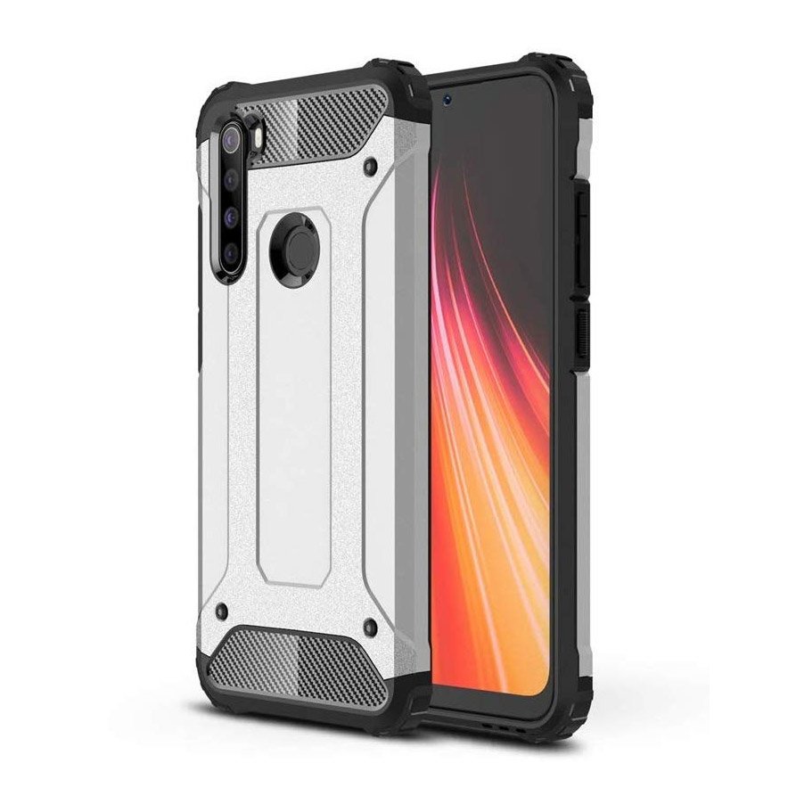Pokrowiec Hybrid Armor pancerny srebrny Samsung Galaxy A11